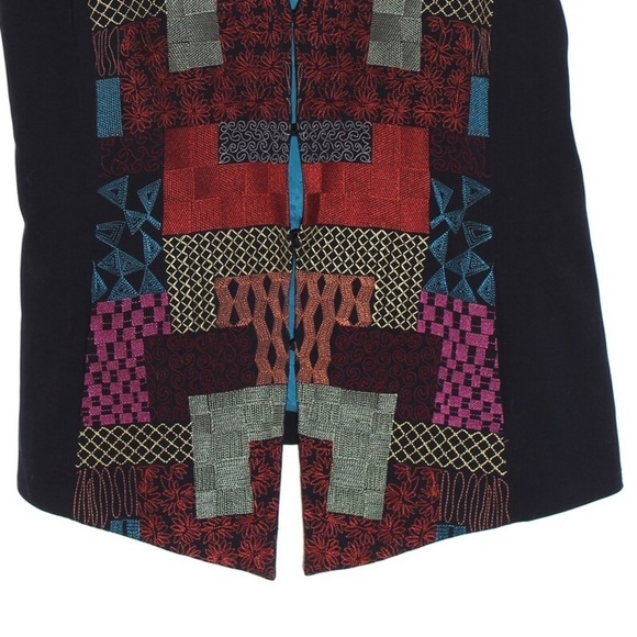 CHICO’S Vintage Tapestry Embroidered Vest - Picture 5 of 8